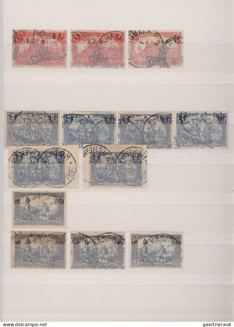 Deutsche Post in China: 1887/1917, Deutsche Post in China Sammlung in Steckalben