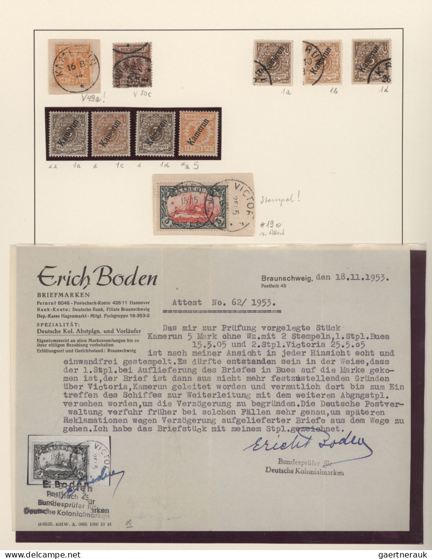 Deutsche Kolonien - Kamerun: 1890-1919 Sammlung Sowohl Postfrisch Bzw. Ungebrauc - Kameroen