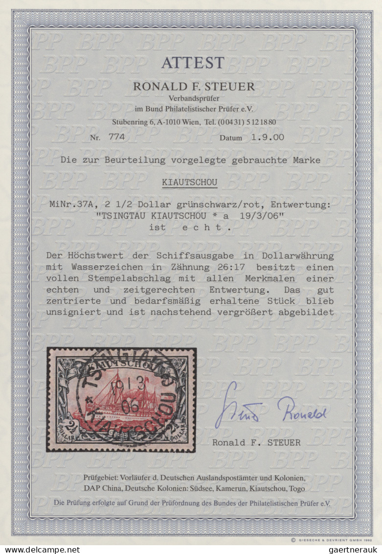 Deutsche Kolonien - Kiautschou: 1898/1919, Sammlung ab Vorläufer mit vielen sehr