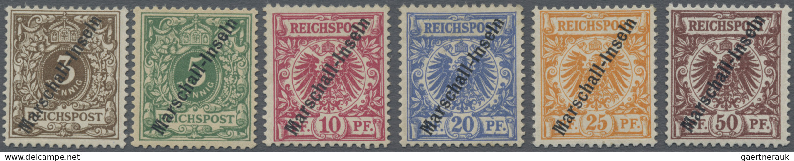 Deutsche Kolonien - Marshall-Inseln: 1897/1914, Sauberes Lot Mit Diversen Ausgab - Islas Marshall