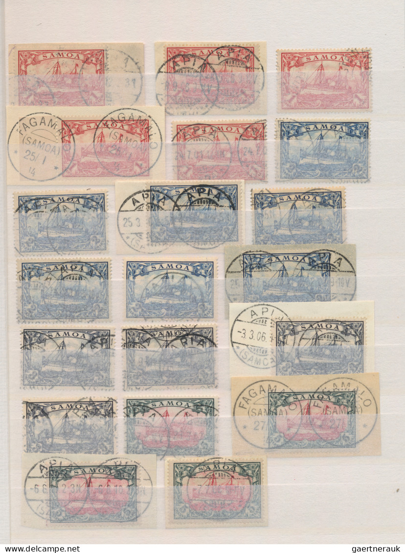 Deutsche Kolonien - Samoa: 1900/1919, Sammlung Mit Marken Postfrisch, Ungebrauch - Samoa