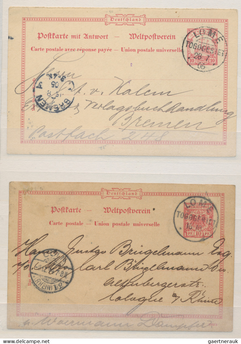 Deutsche Kolonien - Togo: 1889/1919, Posten TOGO Ab Den Vorläufern, Nr. 1 - 6, N - Togo