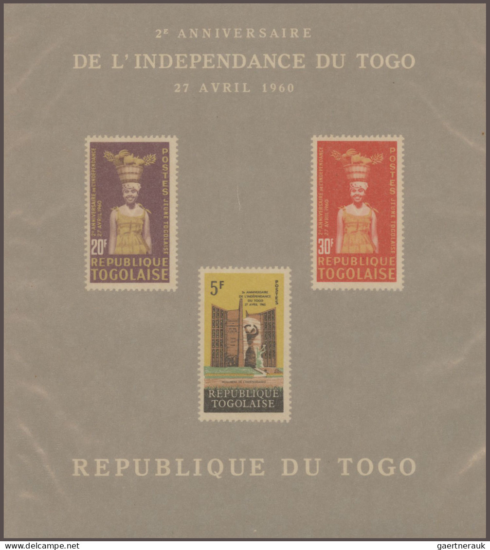 Deutsche Kolonien - Togo: 1889-1919 Sammlung sowohl postfrisch bzw. ungebraucht