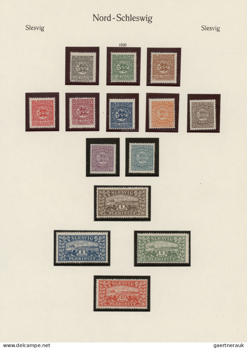 Deutsche Abstimmungsgebiete: 1914 - 1923 (ca.), Ungebrauchte, Postfrische Und Ge - Otros & Sin Clasificación