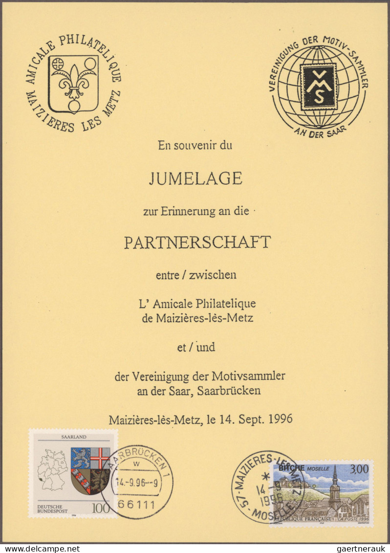 Deutsche Abstimmungsgebiete: Saargebiet: 1920/2013, Sammlung Saargebiet Bis Saar - Lettres & Documents