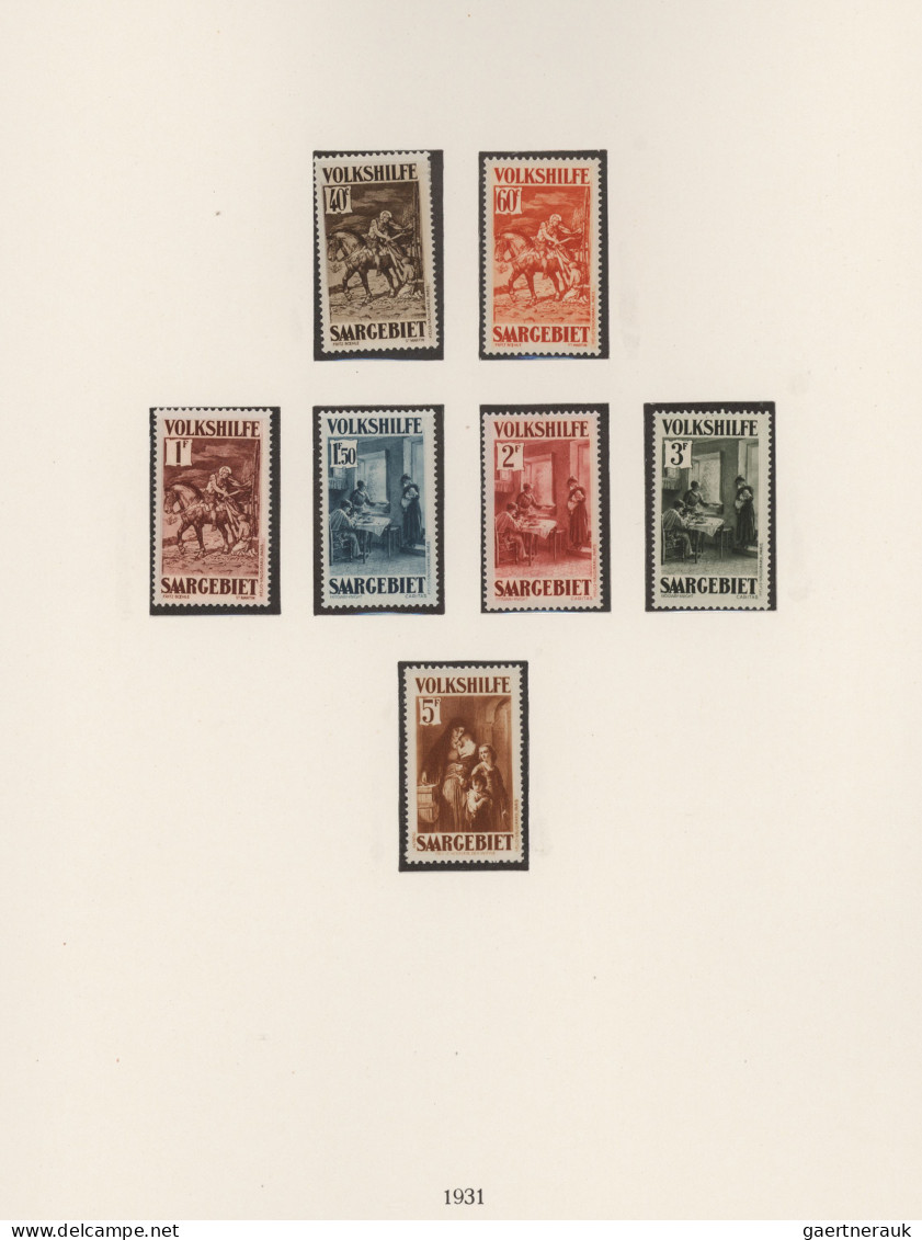 Deutsche Abstimmungsgebiete: Saargebiet: 1920/2013, Sammlung Saargebiet Bis Saar - Covers & Documents