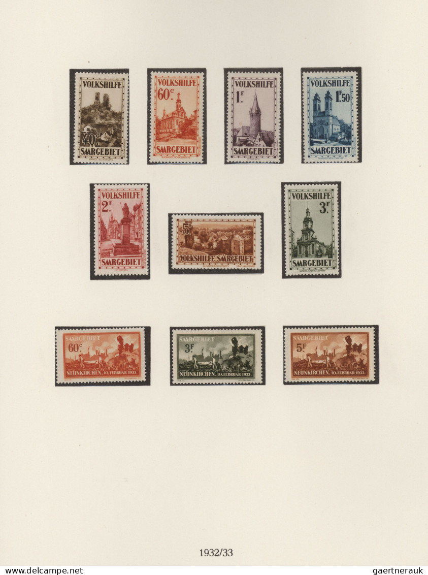 Deutsche Abstimmungsgebiete: Saargebiet: 1920/2013, Sammlung Saargebiet Bis Saar - Covers & Documents