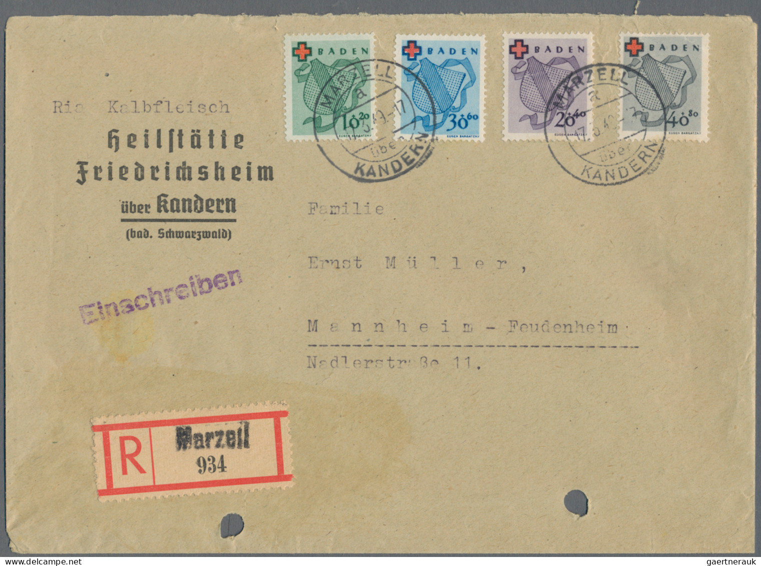 Deutschland Ab 1945 - Gebühr Bezahlt: 1945/49, Umfangreicher Posten Von über 190 - Andere & Zonder Classificatie