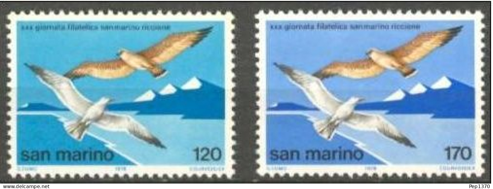 SAN MARINO 1978 - AVES - PAJAROS - YVERT  962/963** - Unused Stamps