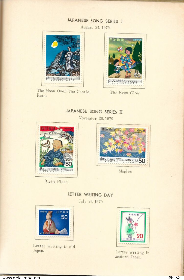 (LOT391) Japan postage stamps 1979 booklet.