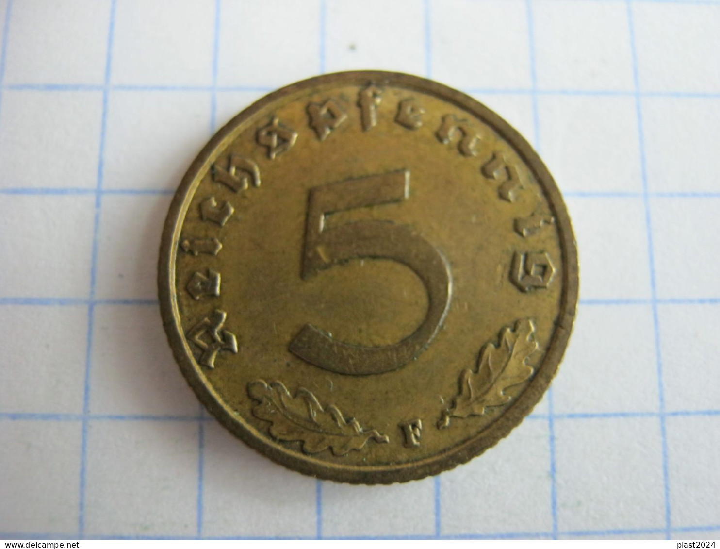 Germany 5 Reichspfennig 1939 F - 5 Reichspfennig