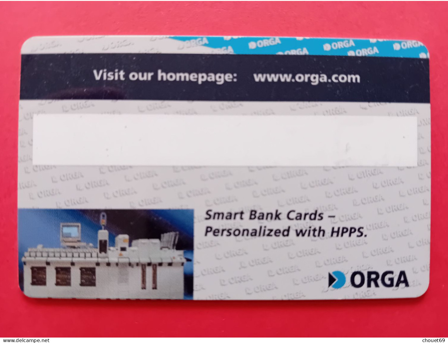 ORGA BANK CARD TEST CARD Future Bank Sample Smart Demo (BA40623 - Cartes De Crédit (expiration Min. 10 Ans)