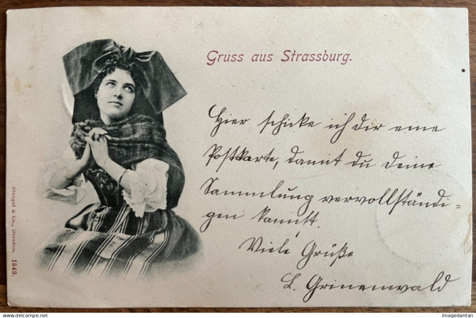 Gruss Aus Strasbourg Précurseur - Oblitération "Strassburg Elsass Königshofen" - A Circulé Le 10/09/1897 - Straatsburg