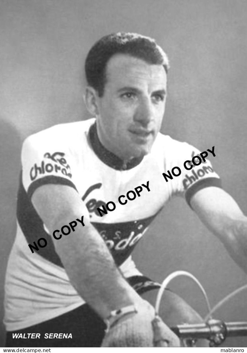 PHOTO CYCLISME REENFORCE GRAND QUALITÉ ( NO CARTE ), WALTER SERENA TEAM LEO CHLORODONT 1955 - Radsport