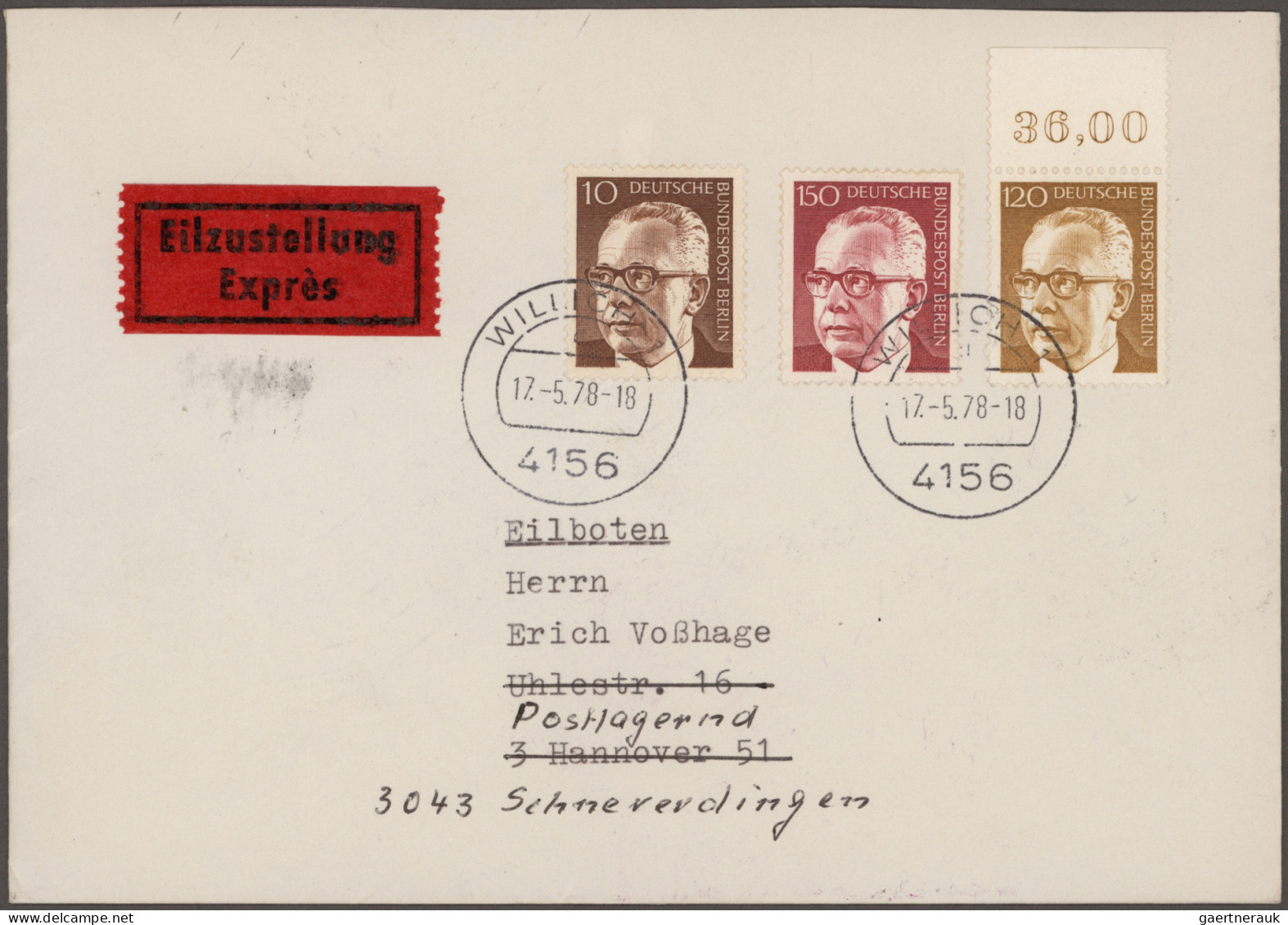 Berlin: 1955/1991, Partie von ca. 200 Briefen und Karten in netter Vielfalt, dab