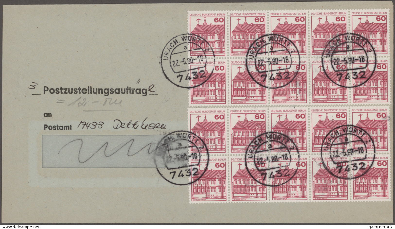 Berlin: 1967/1990, Partie Von 19 Briefen Mit Attraktiven Und Ungewöhnlichen Fran - Lettres & Documents