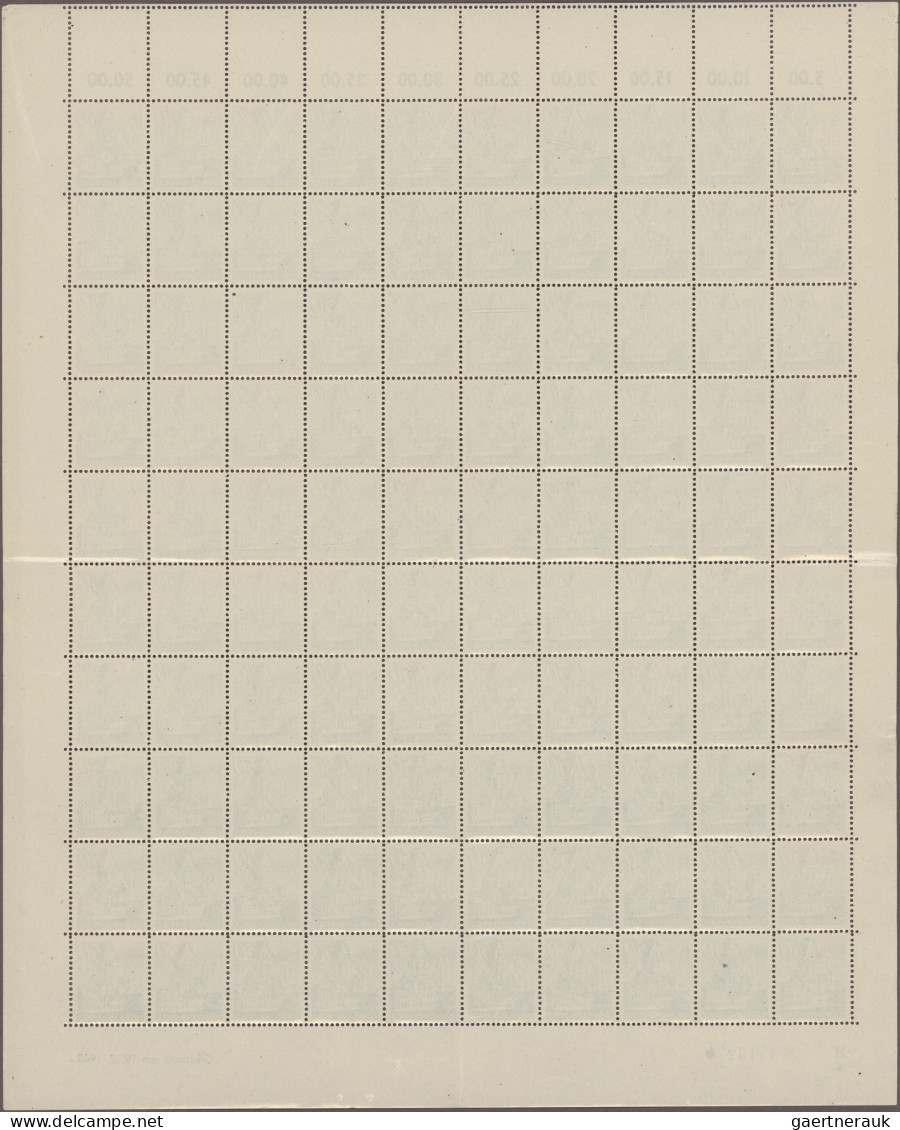 Französische Zone - Rheinland Pfalz: 1947, Freimarken 1. Ausgabe, der komplette