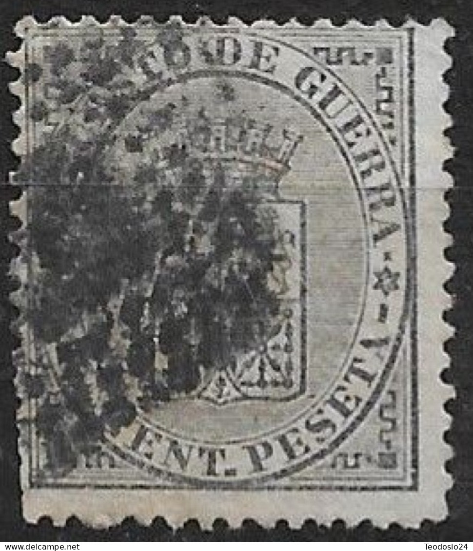 ESPAÑA 1874 - Escudo De España Sello  5 C. Edifil  141 - Gebruikt