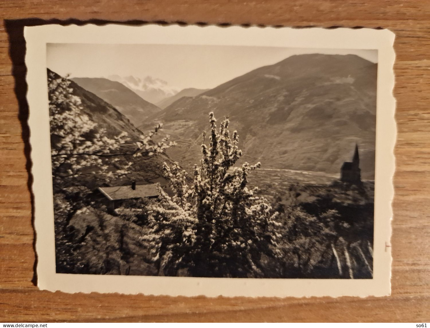19502.   Fotografia D'epoca Paesaggio Montano Da Identificare 1945 - 10x7,5 - Orte