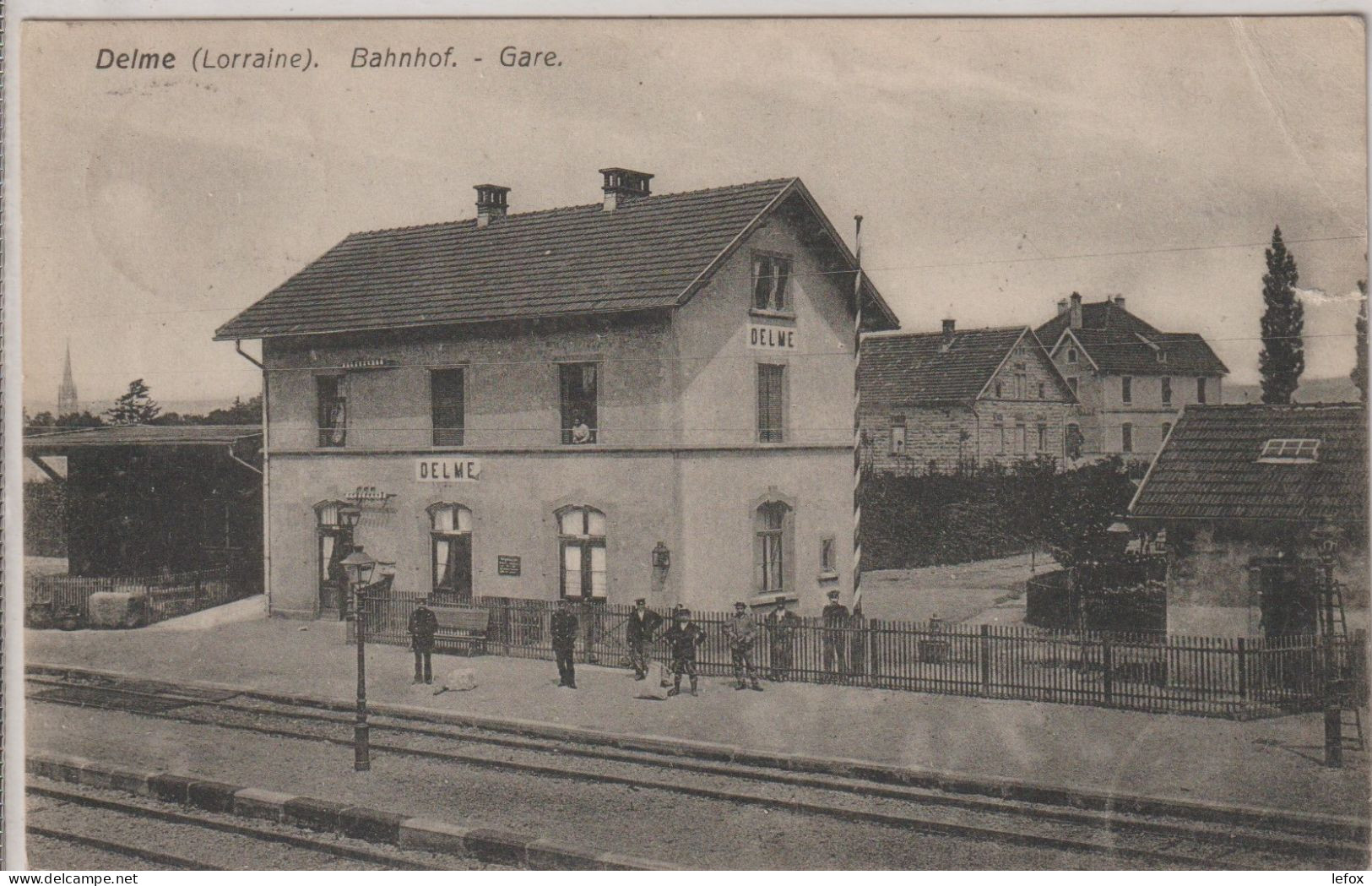 DELME LA GARE 1909 - Sonstige & Ohne Zuordnung