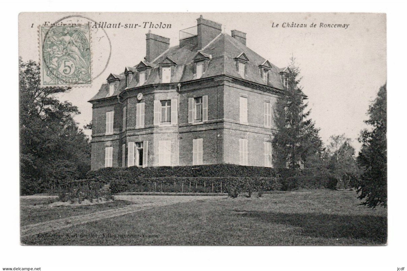 89 AILLANT SUR THOLON Environs De - Le Château De Roncemay N° 1 - Coll Karl Guillot - Chassy - Aillant Sur Tholon