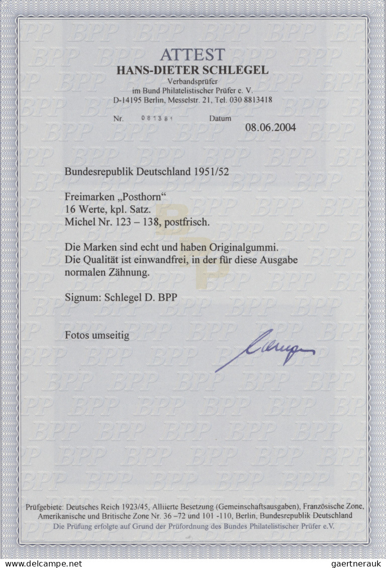 Bundesrepublik Deutschland: 1949 - 2005, Postfrische Sammlung, In Den Hauptnumme - Colecciones