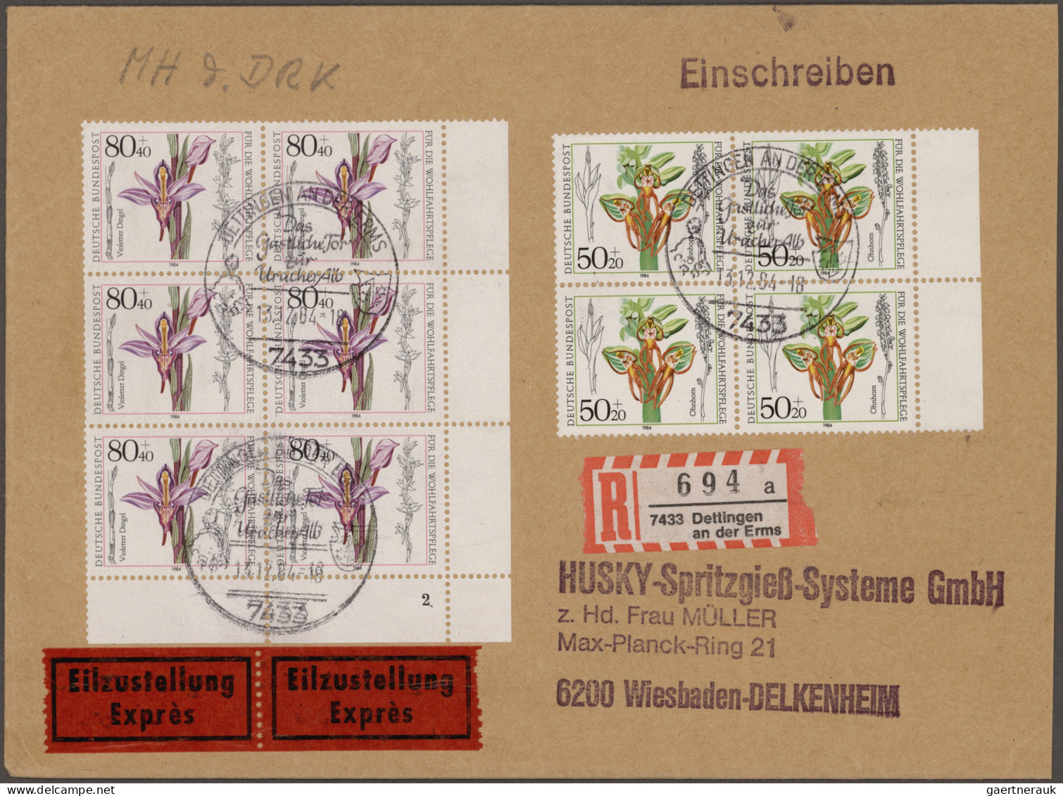 Bundesrepublik Deutschland: 1955/1997, Partie Von Ca. 174 Briefen Und Karten Mit - Verzamelingen