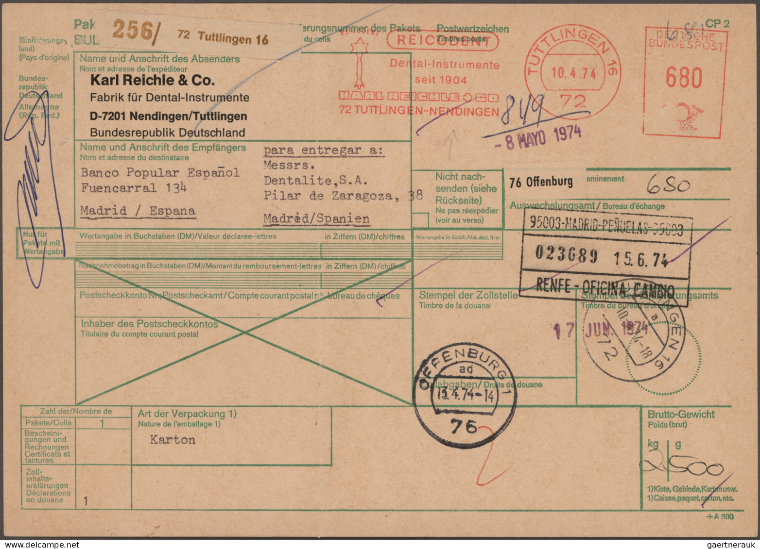 Bundesrepublik Deutschland: 1955/1997, Partie von ca. 174 Briefen und Karten mit