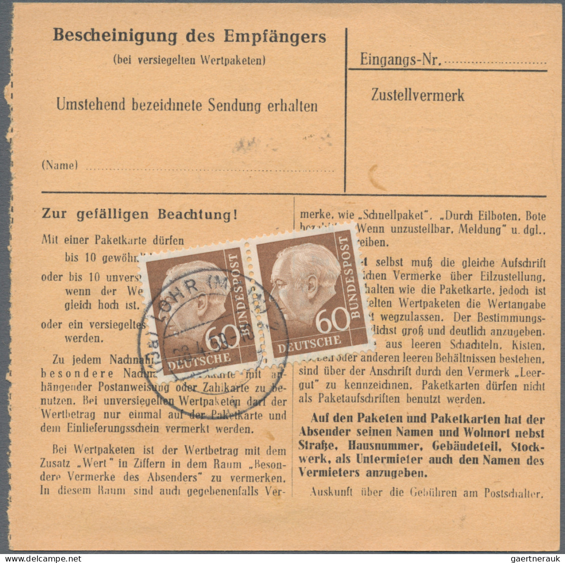 Bundesrepublik Deutschland: 1956/1959, HEUSS II und Heuss Medaillion, Sammlung m