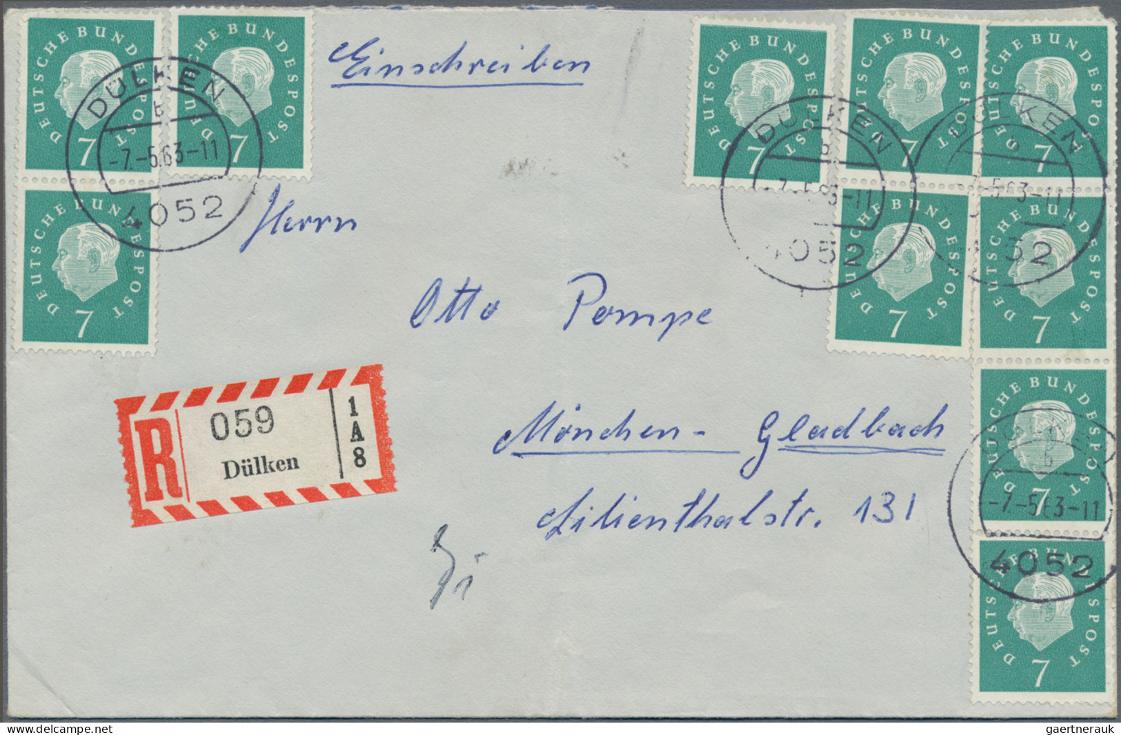 Bundesrepublik Deutschland: 1956/1959, HEUSS II und Heuss Medaillion, Sammlung m