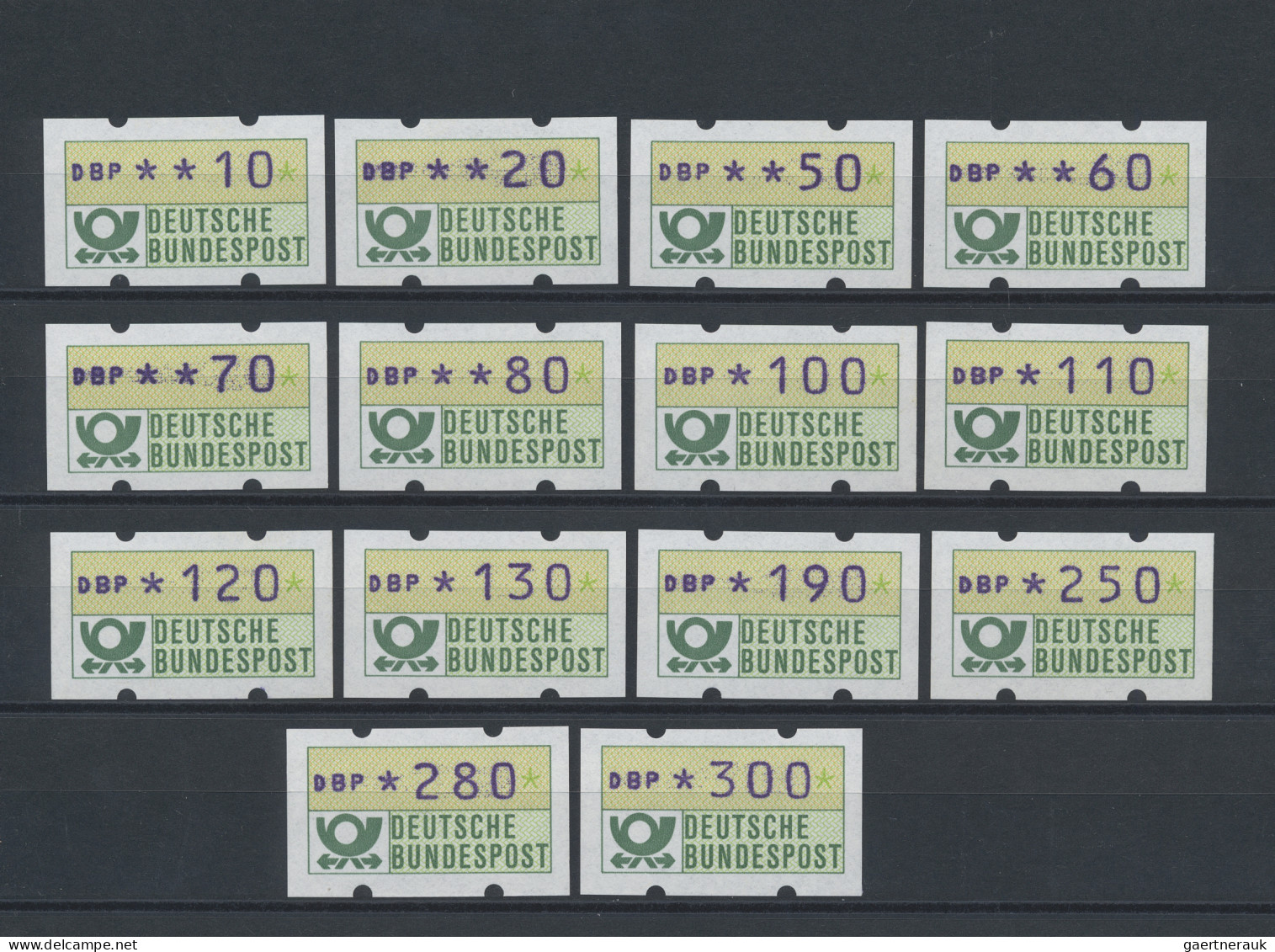 Bundesrepublik - Automatenmarken: 1981/1993, Spezialpartie Mit U.a. Erster Ausga - Machine Labels [ATM]