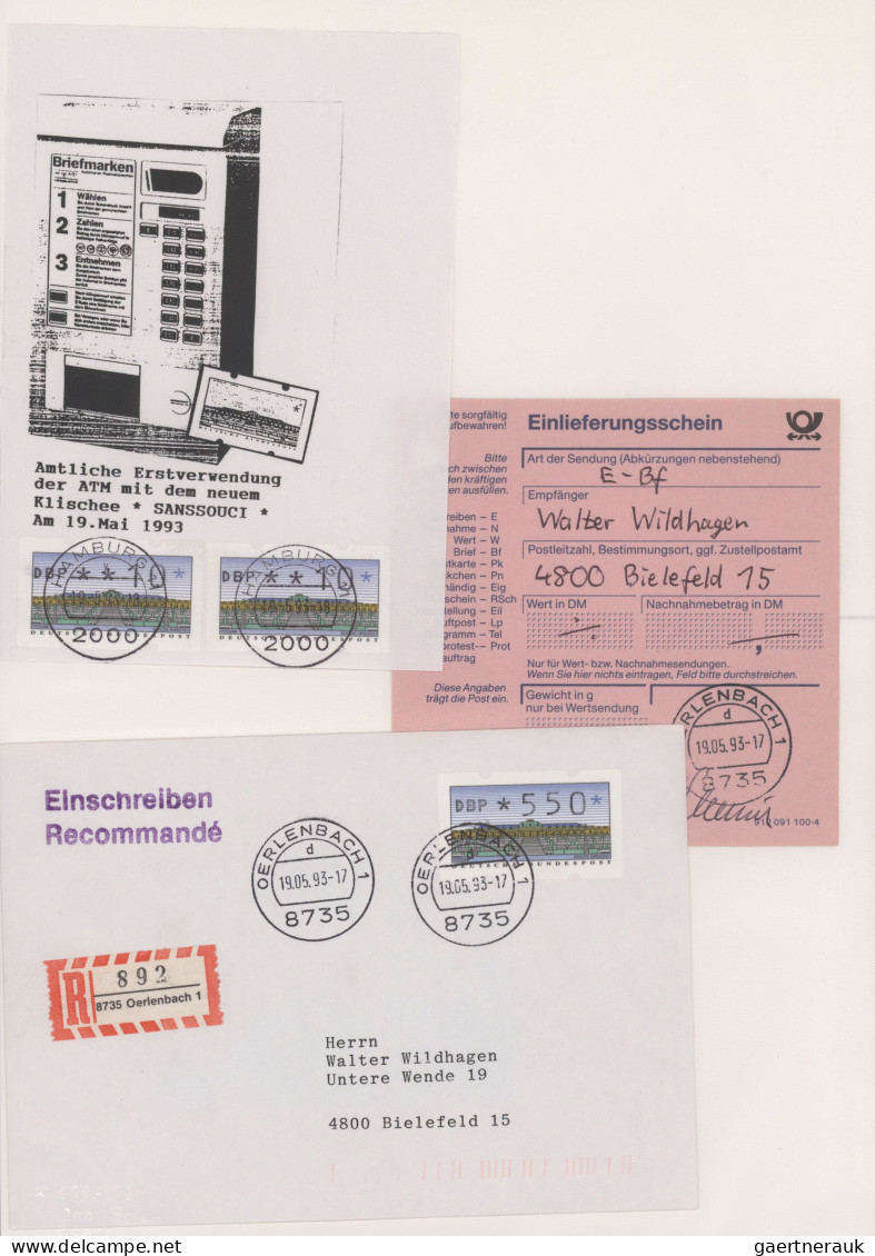 Bundesrepublik - Automatenmarken: 1981/1995, umfangreiche spezialisierte Sammlun