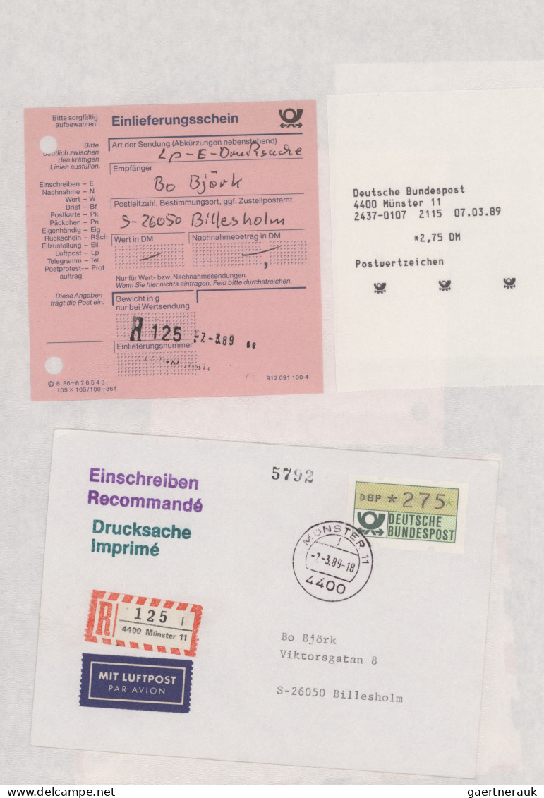 Bundesrepublik - Automatenmarken: 1981/1995, umfangreiche spezialisierte Sammlun