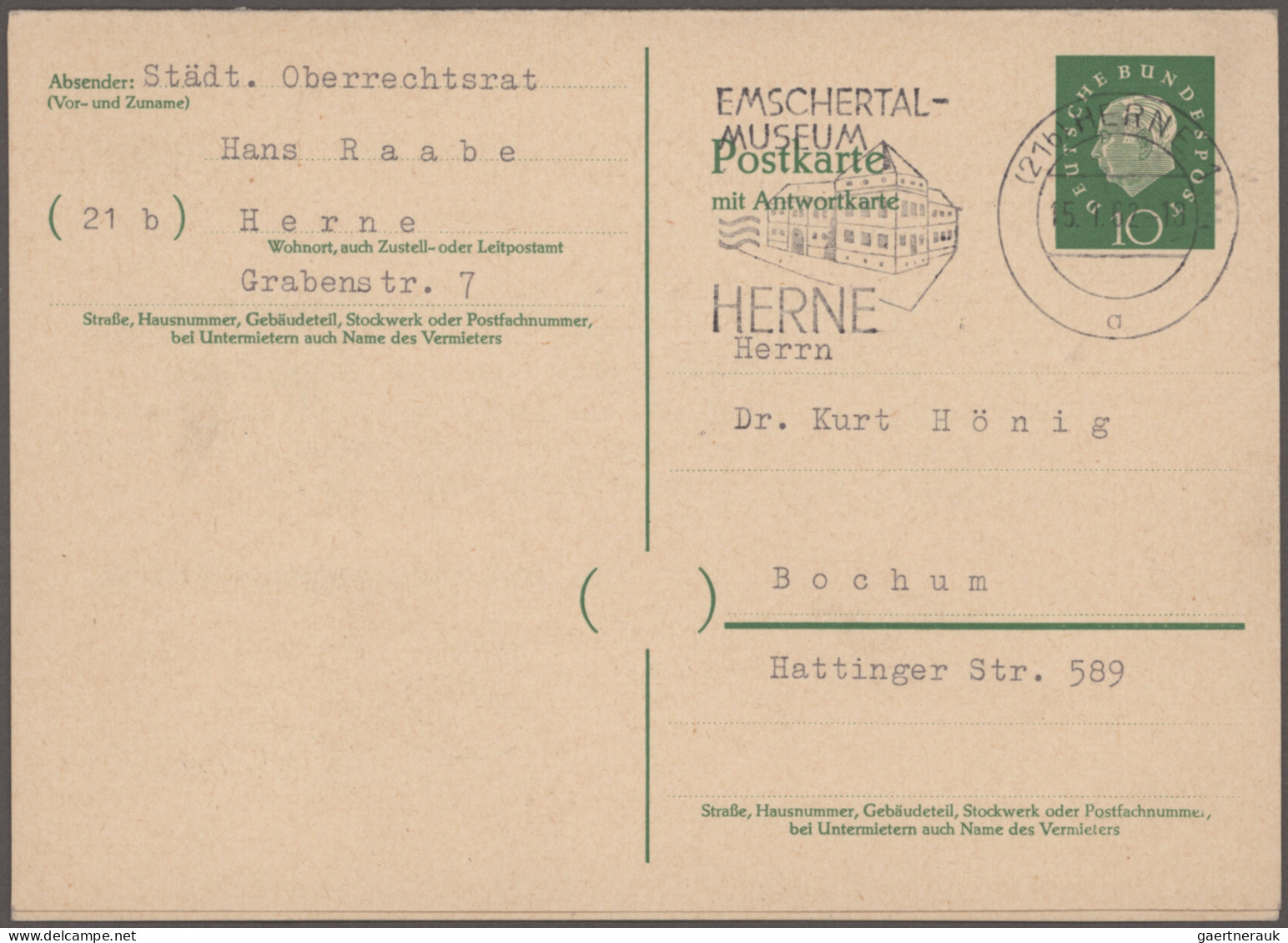Bundesrepublik - Ganzsachen: 1949/2010 (ca.), umfangreiche Sammlung von einigen
