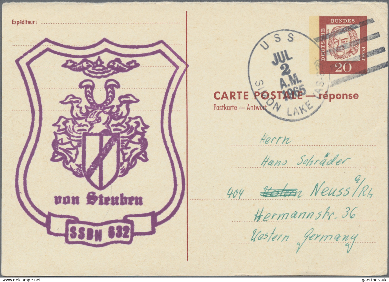 Bundesrepublik - Ganzsachen: 1950/1990, Saubere Partie Von Ca. 70 Gebrauchten Ga - Autres & Non Classés