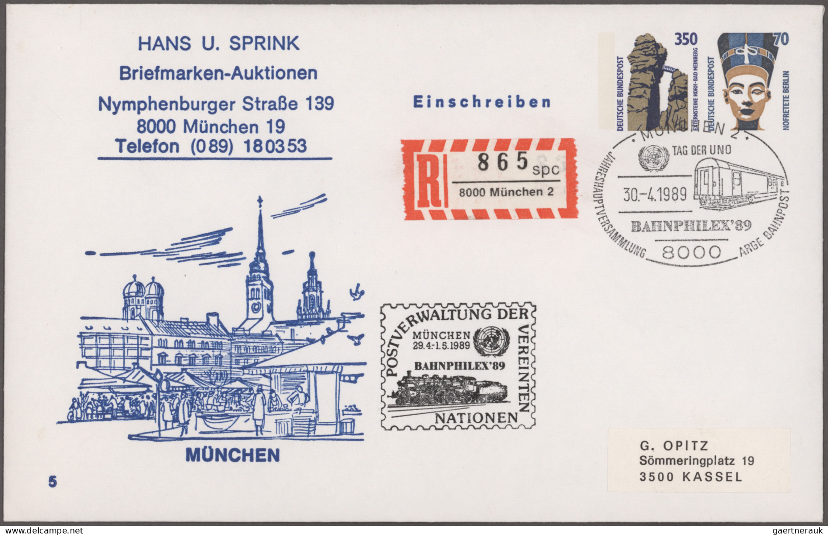 Bundesrepublik - Privatganzsachen: 1958/2002, saubere Partie von ca. 600 Privat-