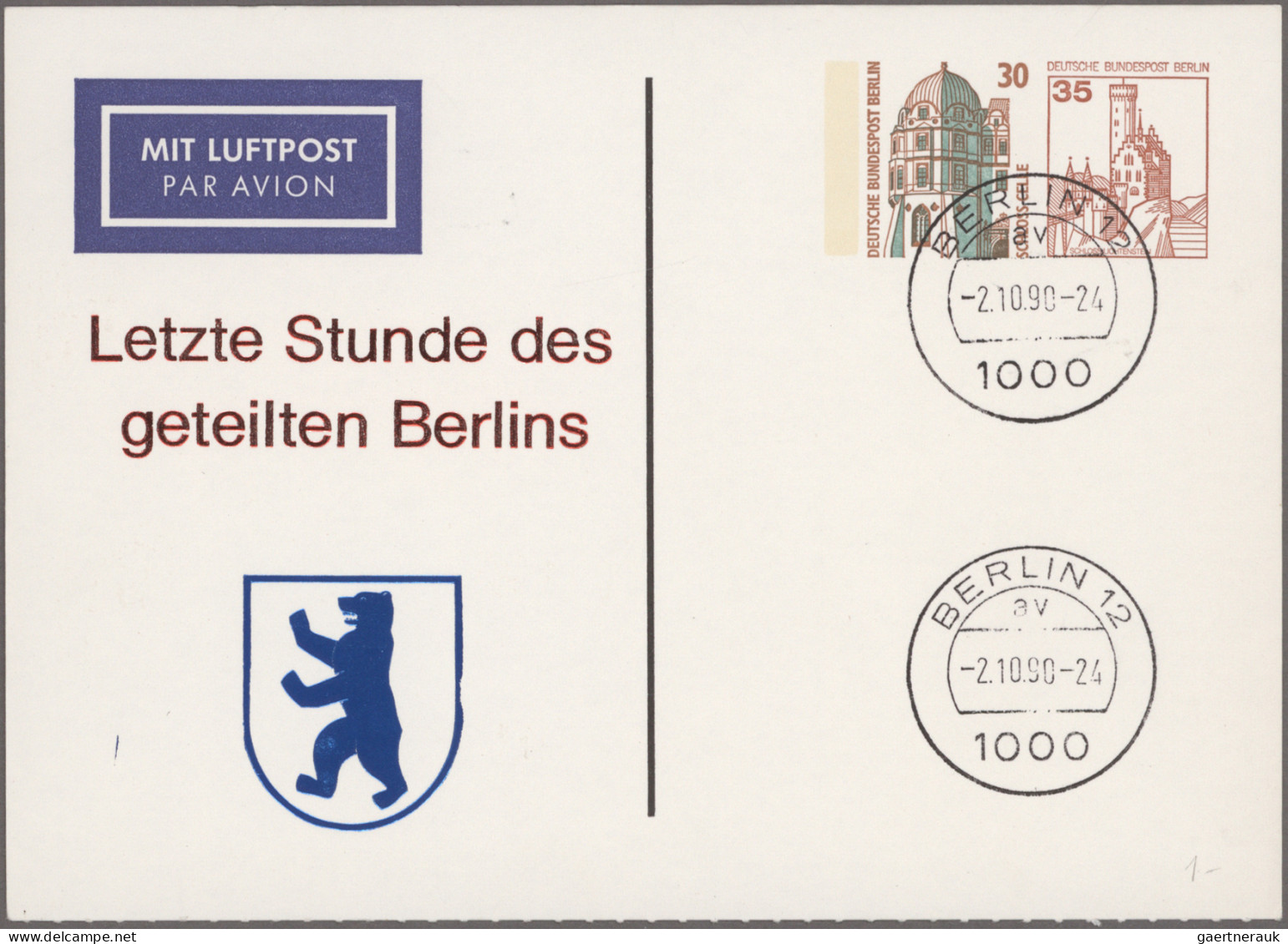 Bundesrepublik - Privatganzsachen: 1961/2014, umfangreicher und vielseitiger Sam