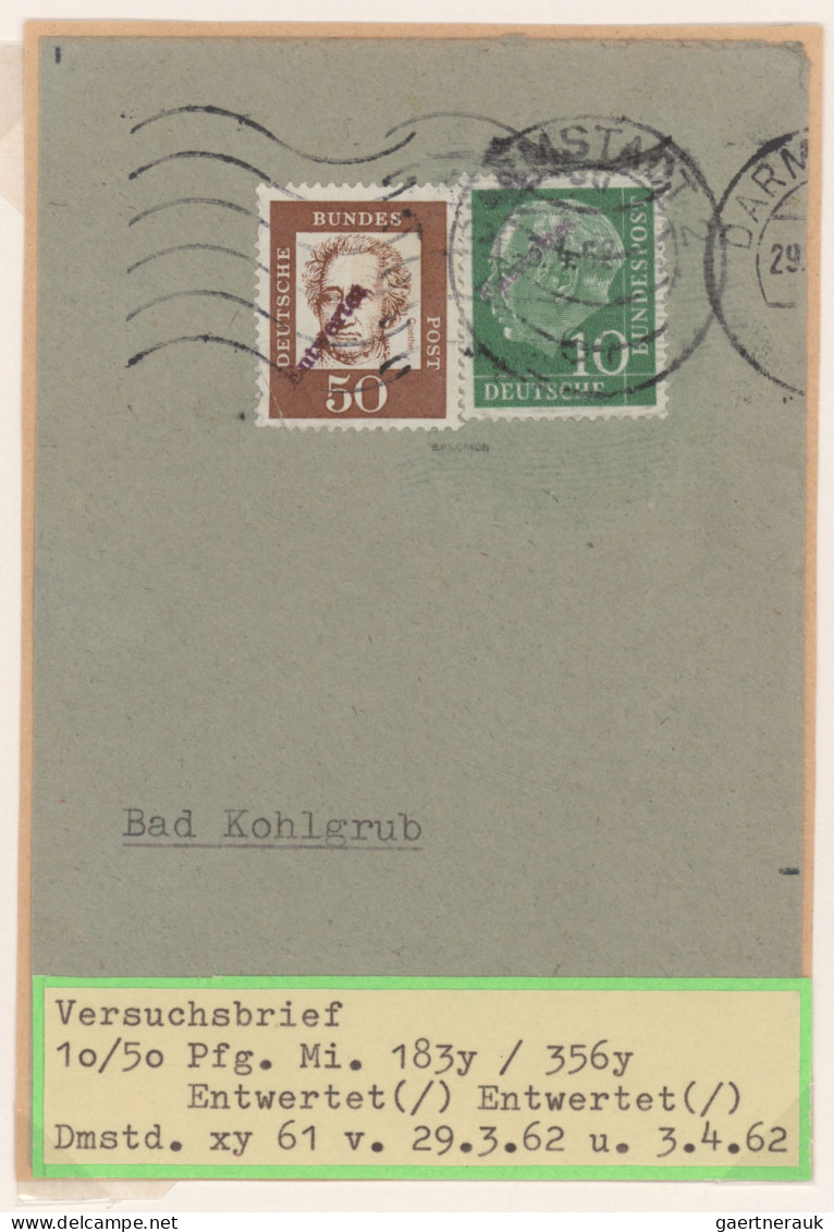 Bundesrepublik - Besonderheiten: 1961/1973, sehr interessante, ausstellungsmäßig