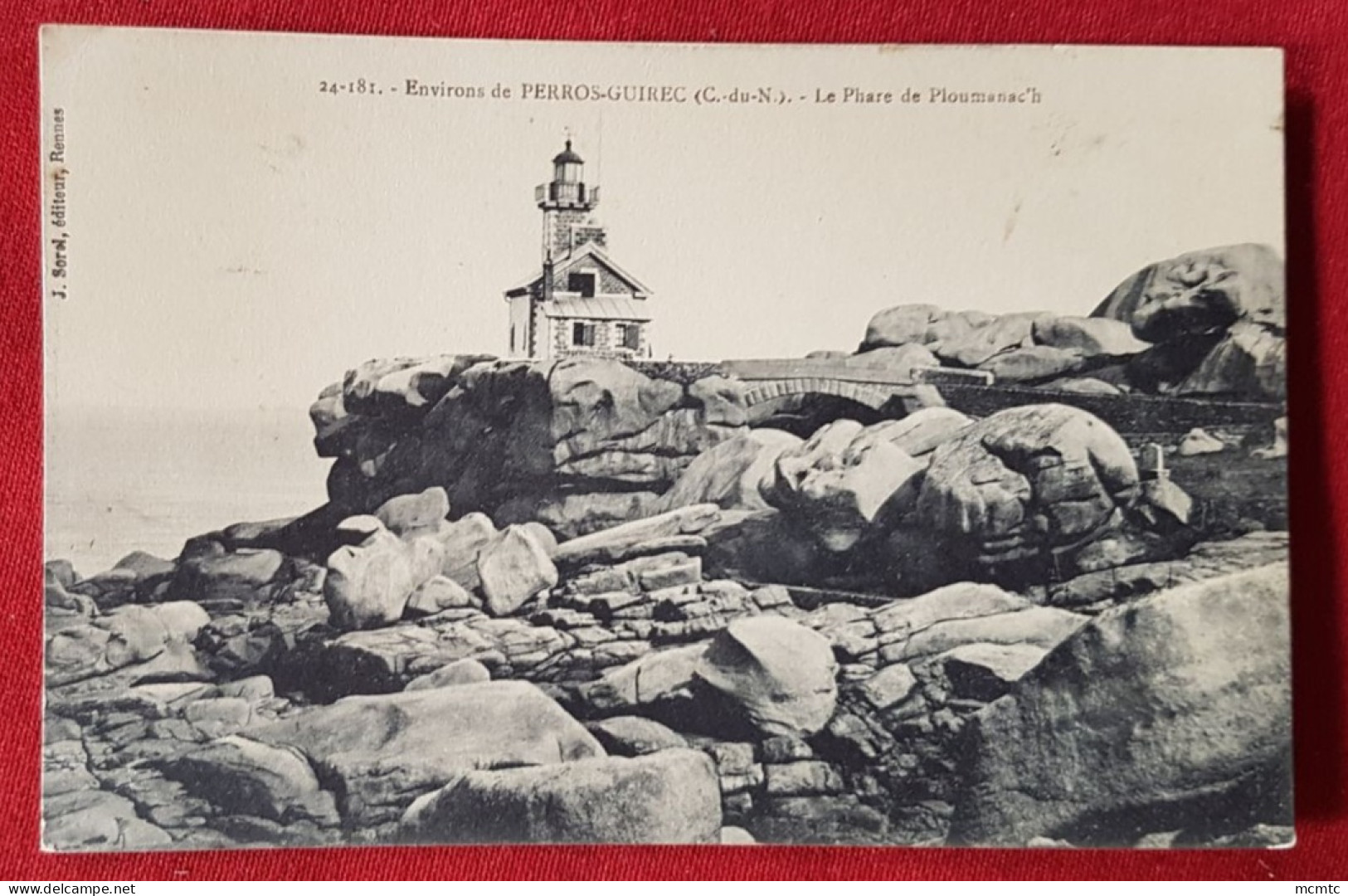 CPA - Environs De Perros Guirec -(C.-du-N.) - Le Phare De  Ploumanac'h - Ploumanac'h