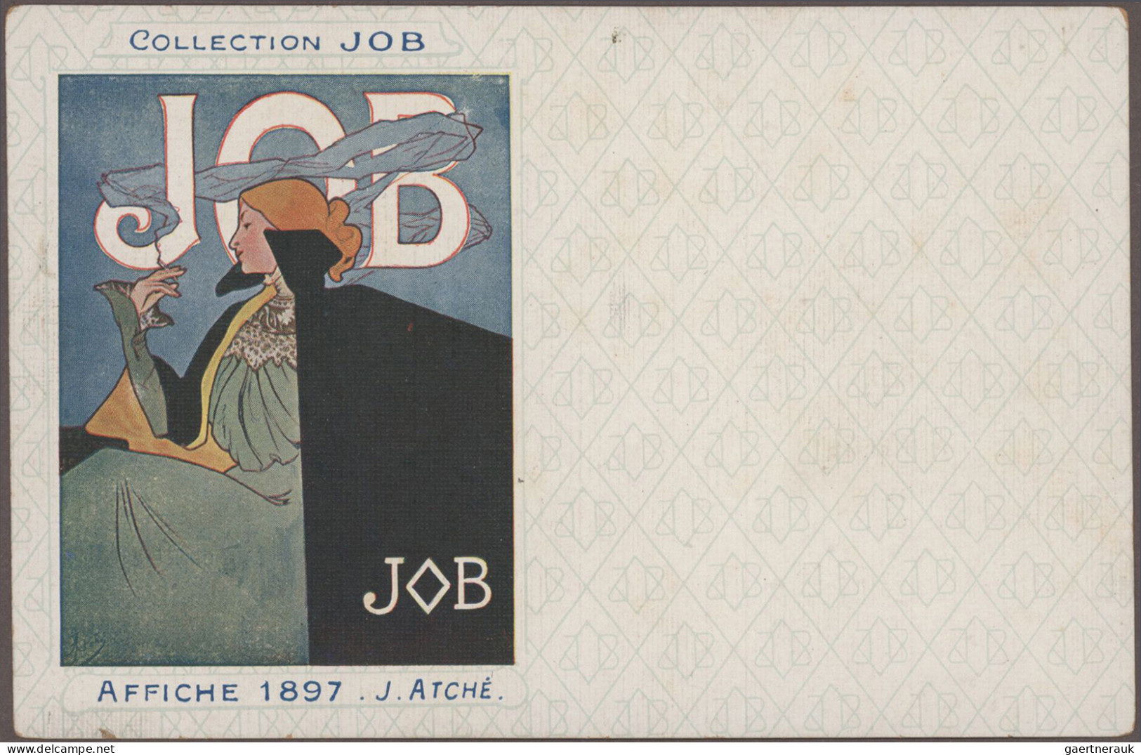 Ansichtskarten: Künstler / Artists: Collection JOB: 1895-1911: 14 ungebrauchte A