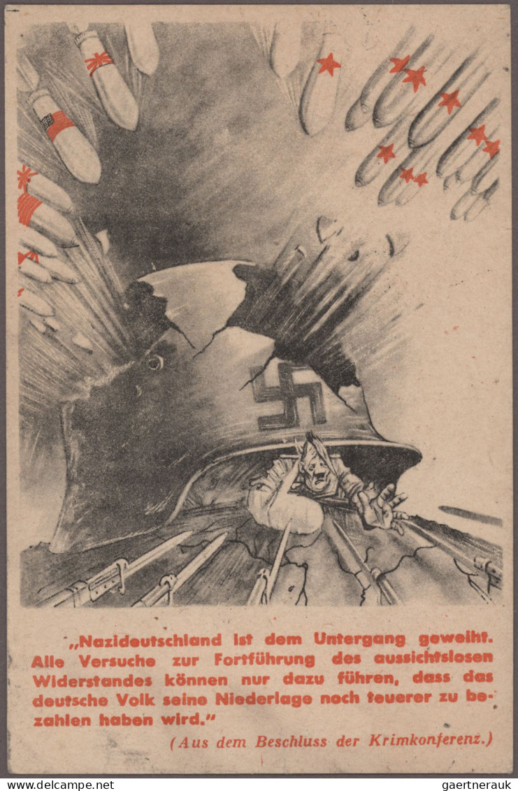 Ansichtskarten: Propaganda: DEUTSCHES REICH 1913-1945 (ca.), Sammlung von 70 Pro