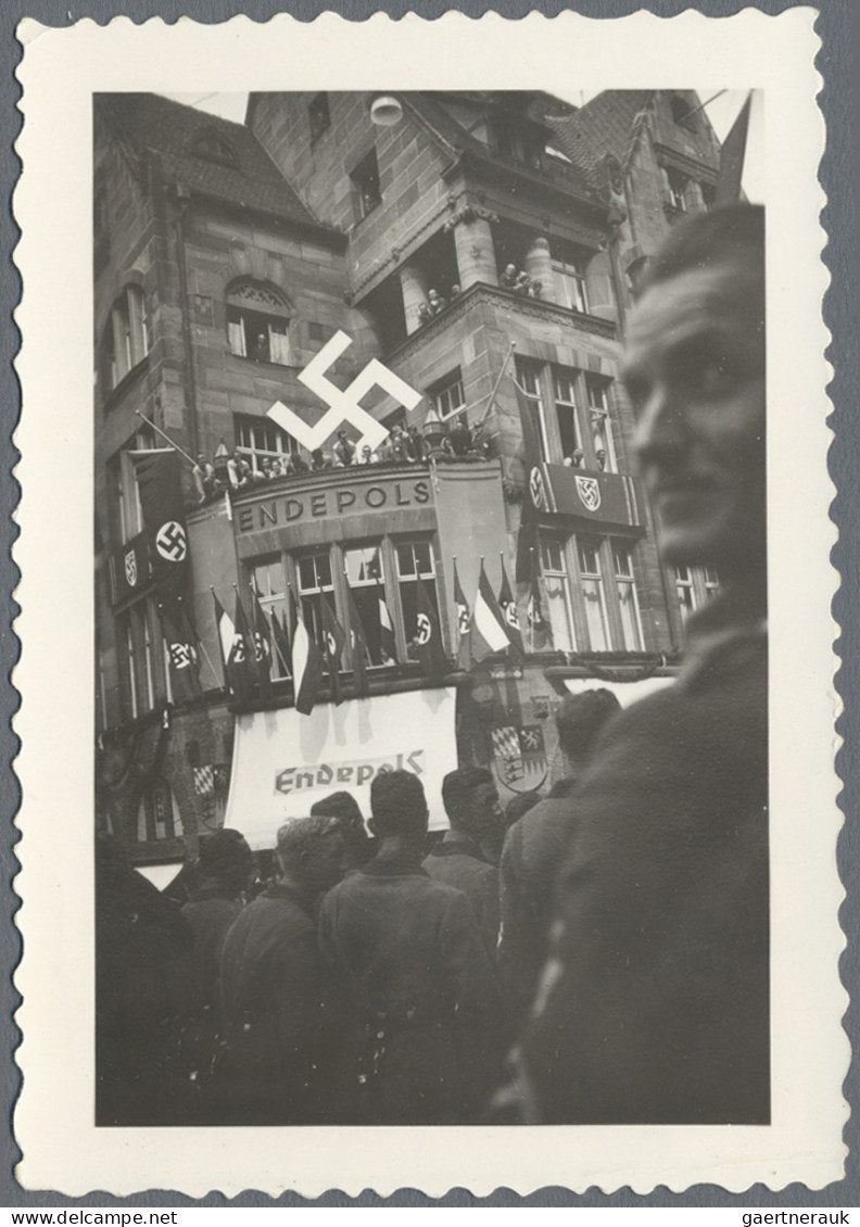 Ansichtskarten: Propaganda: 1935 Ca., "Reichsparteitag Nürnberg", Konvolut Mit 1 - Parteien & Wahlen