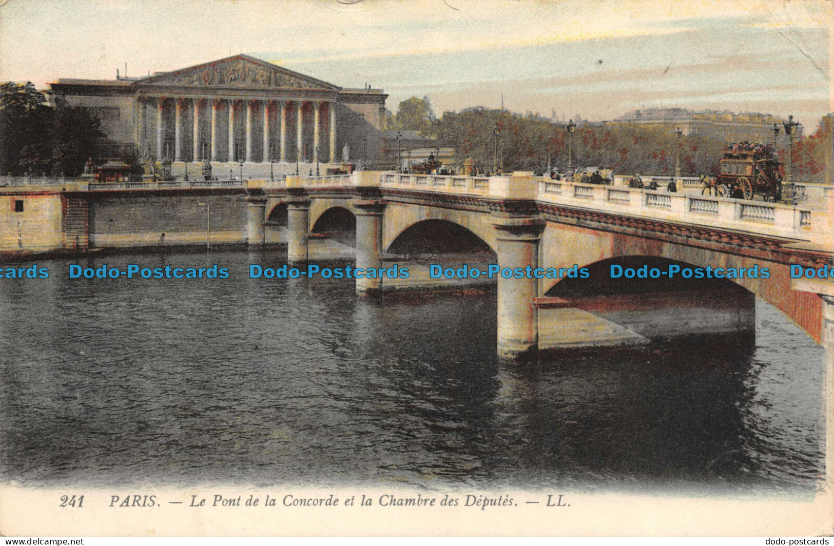 R110278 Paris. Le Pont De La Concorde Et La Chambre Des Deputes. LL. No 241. B. - Monde