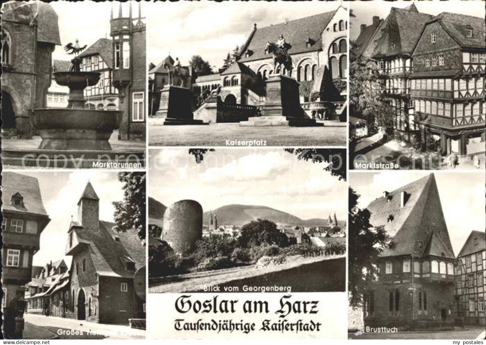 72201831 Goslar Kaiserplatz Marktstrasse Brunnen Brusttuch Goslar - Goslar