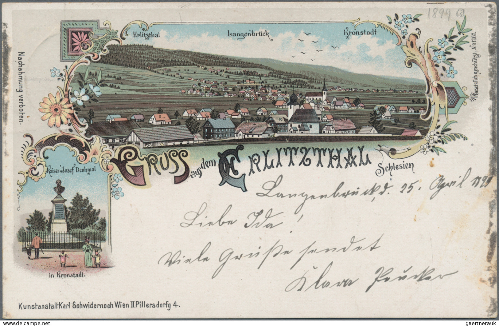 Ansichtskarten: ehemalige Ostgebiete: 1900/1940 (ca.), GRAFSCHAFT GLATZ/SCHLESIE