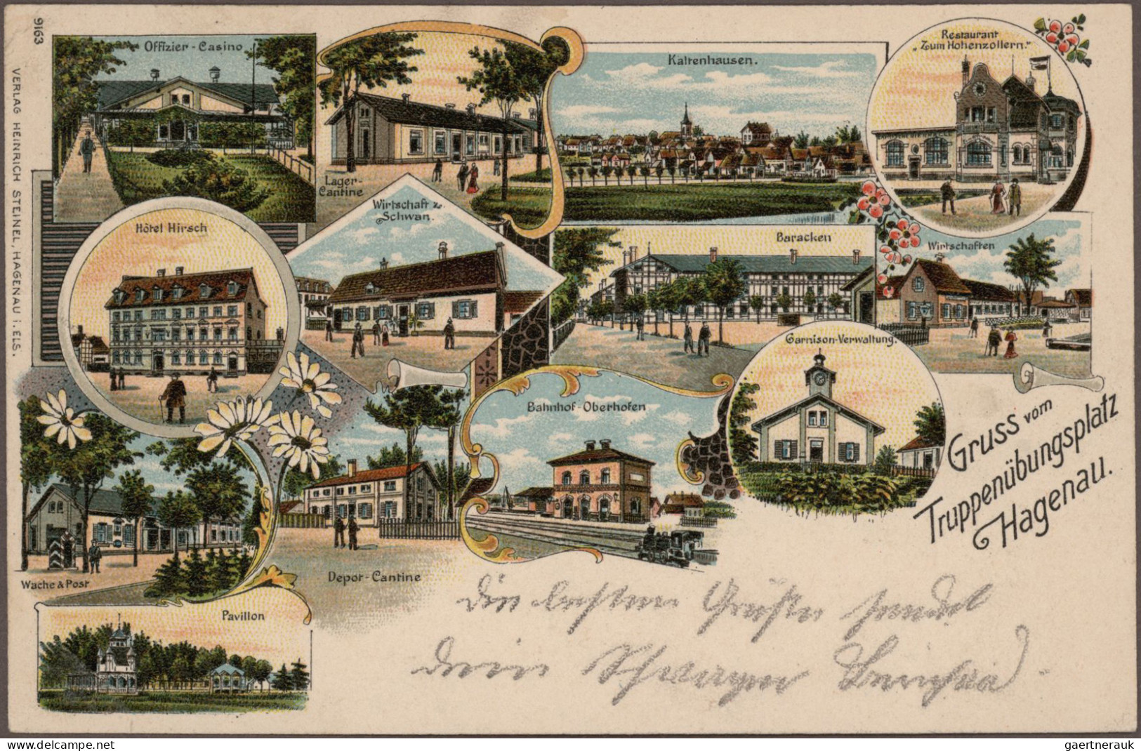 Ansichtskarten: 1890/1930, Topographie Deutschland, Partie mit rund 280 Karten m