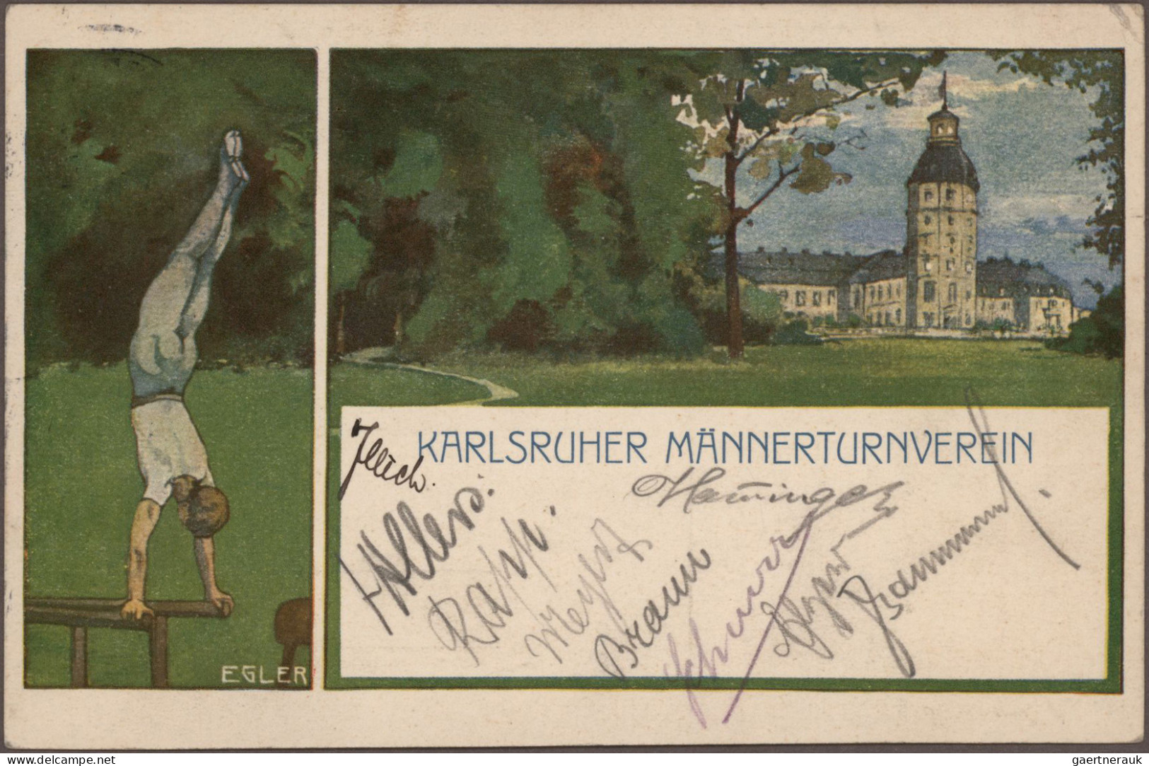 Ansichtskarten: 1890/1930, Topographie Deutschland, Partie mit rund 280 Karten m