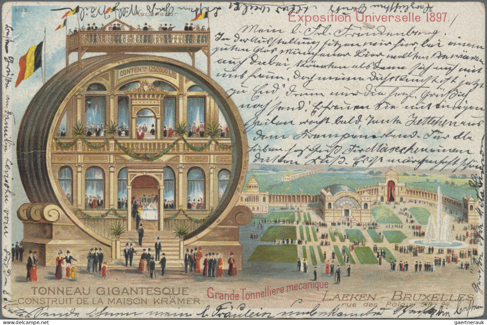 Ansichtskarten: 1900-modern (ca.): Etwa 800 Ansichtskarten Von Alt Bis Neu Mit S - 500 Karten Min.