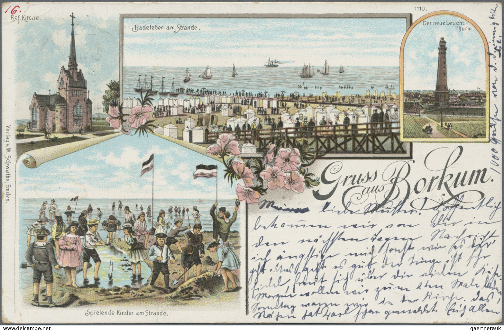 Ansichtskarten: NORDDEUTSCHLAND, 1896/1960 (ca.) Etwa 90 Gebrauchten Ansichtskar - 500 Postcards Min.