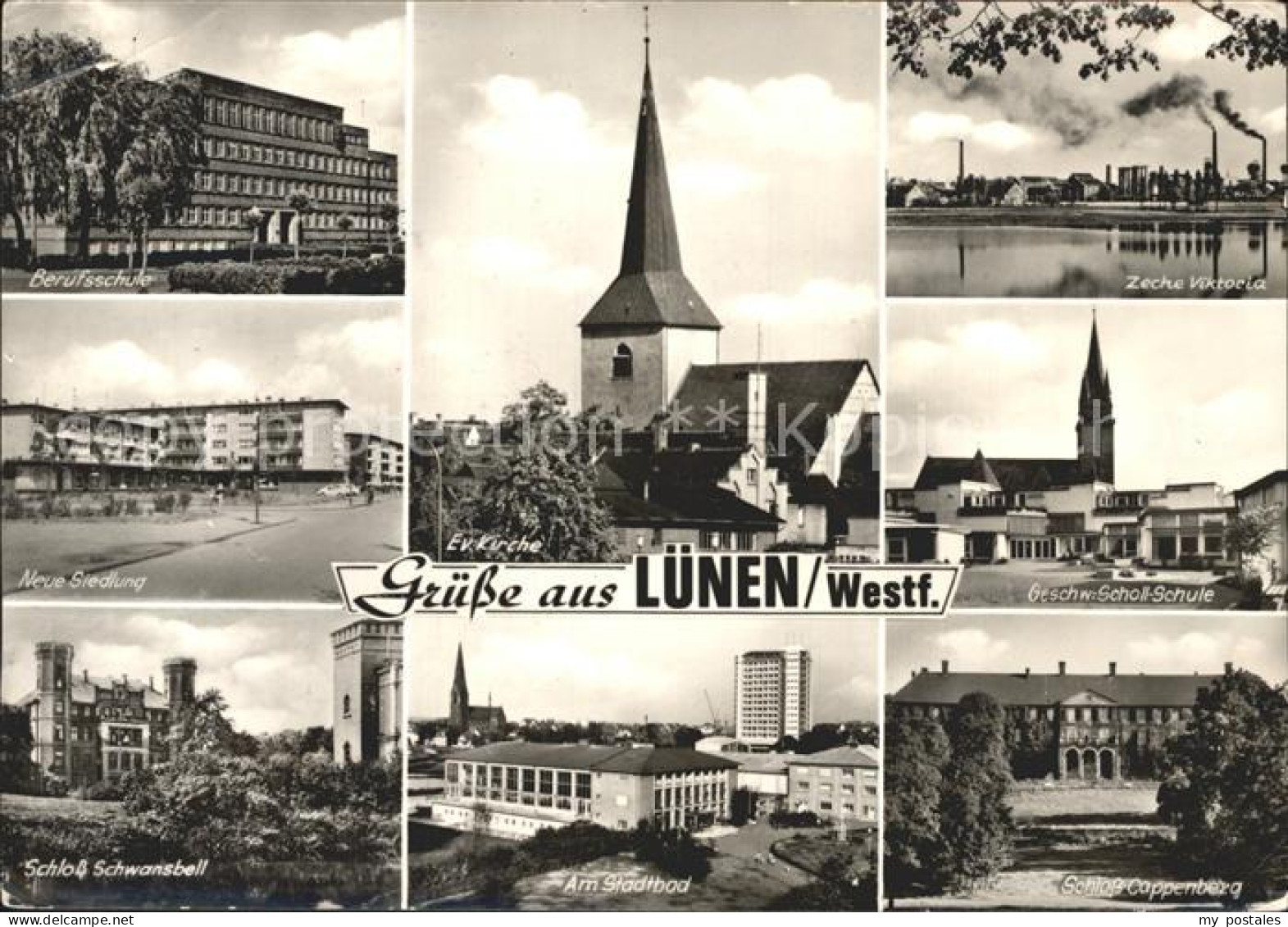 72201687 Luenen Zeche Viktoria Schloss-Schwansbell Schoss-Cappenberg  Luenen - Luenen